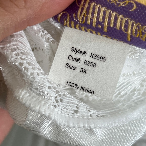 Vintage Sheer Lace Slip Dress - Picture 7 of 7